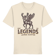 James Hunter - Nature and Beyond Unisex-Shirts Natural Raw / XS Deer Legends - Organic Shirt