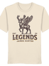 James Hunter - Nature and Beyond Unisex-Shirts Natural Raw / XS Deer Legends - Organic Shirt