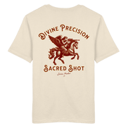 James Hunter - Nature and Beyond Unisex-Shirts Natural Raw / XS Divine Precision - Sacred Shot - Organic Shirt