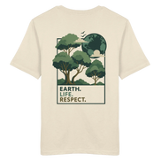 James Hunter - Nature and Beyond Unisex-Shirts Natural Raw / XS Earth. Life. Respect. - Organic Shirt