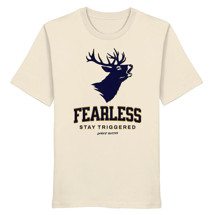 James Hunter - Nature and Beyond Unisex-Shirts Natural Raw / XS Fearless - Stay Triggered - Organic Shirt