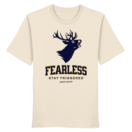 James Hunter - Nature and Beyond Unisex-Shirts Natural Raw / XS Fearless - Stay Triggered - Organic Shirt