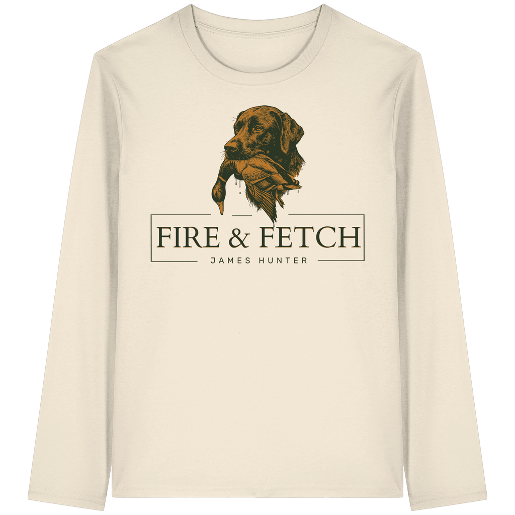 James Hunter - Nature and Beyond Unisex-Shirts Natural Raw / XS FIRE & FETCH - Organic Longsleeve T-Shirt