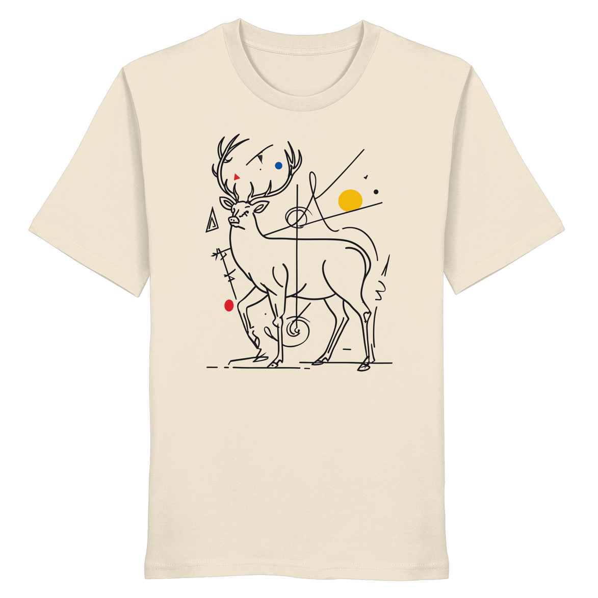 James Hunter - Nature and Beyond Unisex-Shirts Natural Raw / XS Geometry of the Wild  — Art Collection No.3 - Organic Shirt