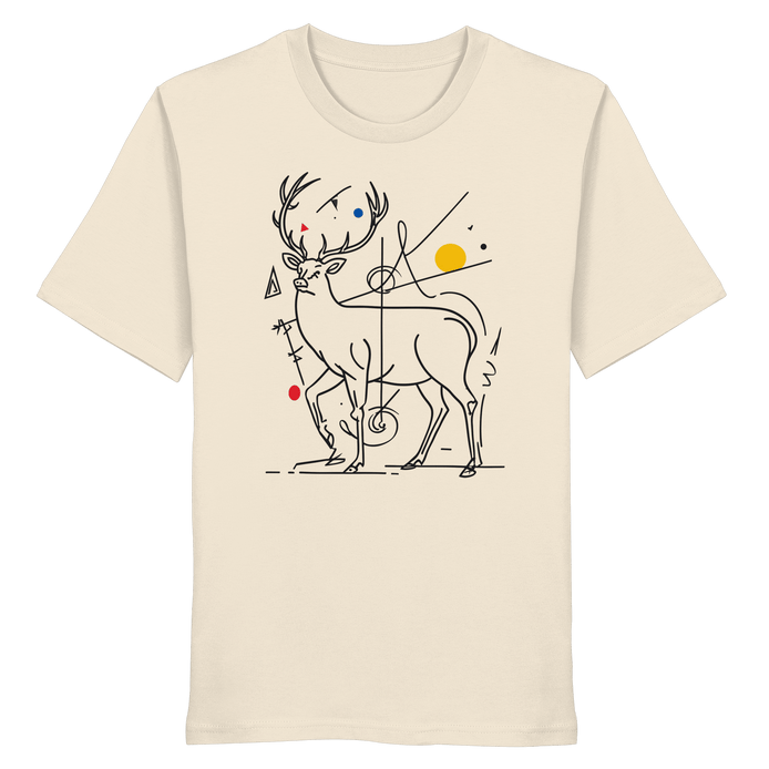 James Hunter - Nature and Beyond Unisex-Shirts Natural Raw / XS Geometry of the Wild  — Art Collection No.3 - Organic Shirt