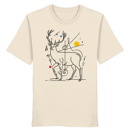 James Hunter - Nature and Beyond Unisex-Shirts Natural Raw / XS Geometry of the Wild  — Art Collection No.3 - Organic Shirt