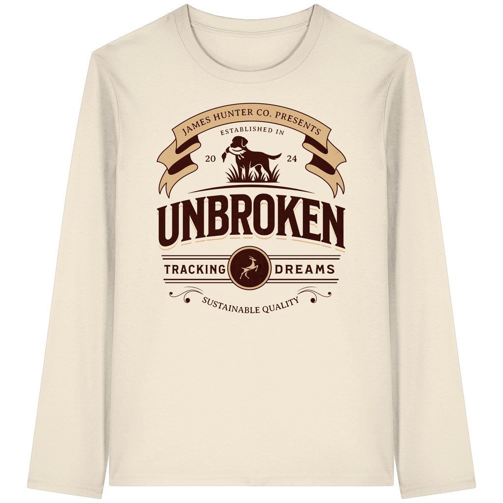 James Hunter - Nature and Beyond Unisex-Shirts Natural Raw / XS J. H. Unbroken - Tracking Dreams - Organic Longsleeve T-Shirt
