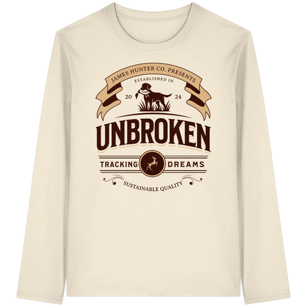 James Hunter - Nature and Beyond Unisex-Shirts Natural Raw / XS J. H. Unbroken - Tracking Dreams - Organic Longsleeve T-Shirt