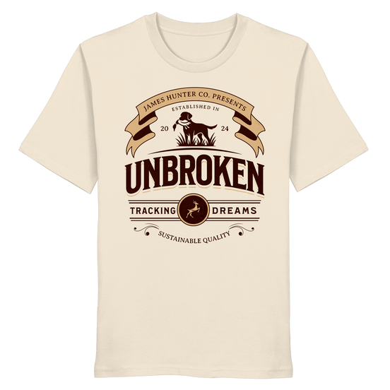 James Hunter - Nature and Beyond Unisex-Shirts Natural Raw / XS J. H. Unbroken - Tracking Dreams - Organic Shirt