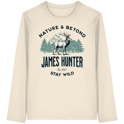James Hunter - Nature and Beyond Unisex-Shirts Natural Raw / XS James Hunter - Nature & Beyond - Organic Longsleeve T-Shirt