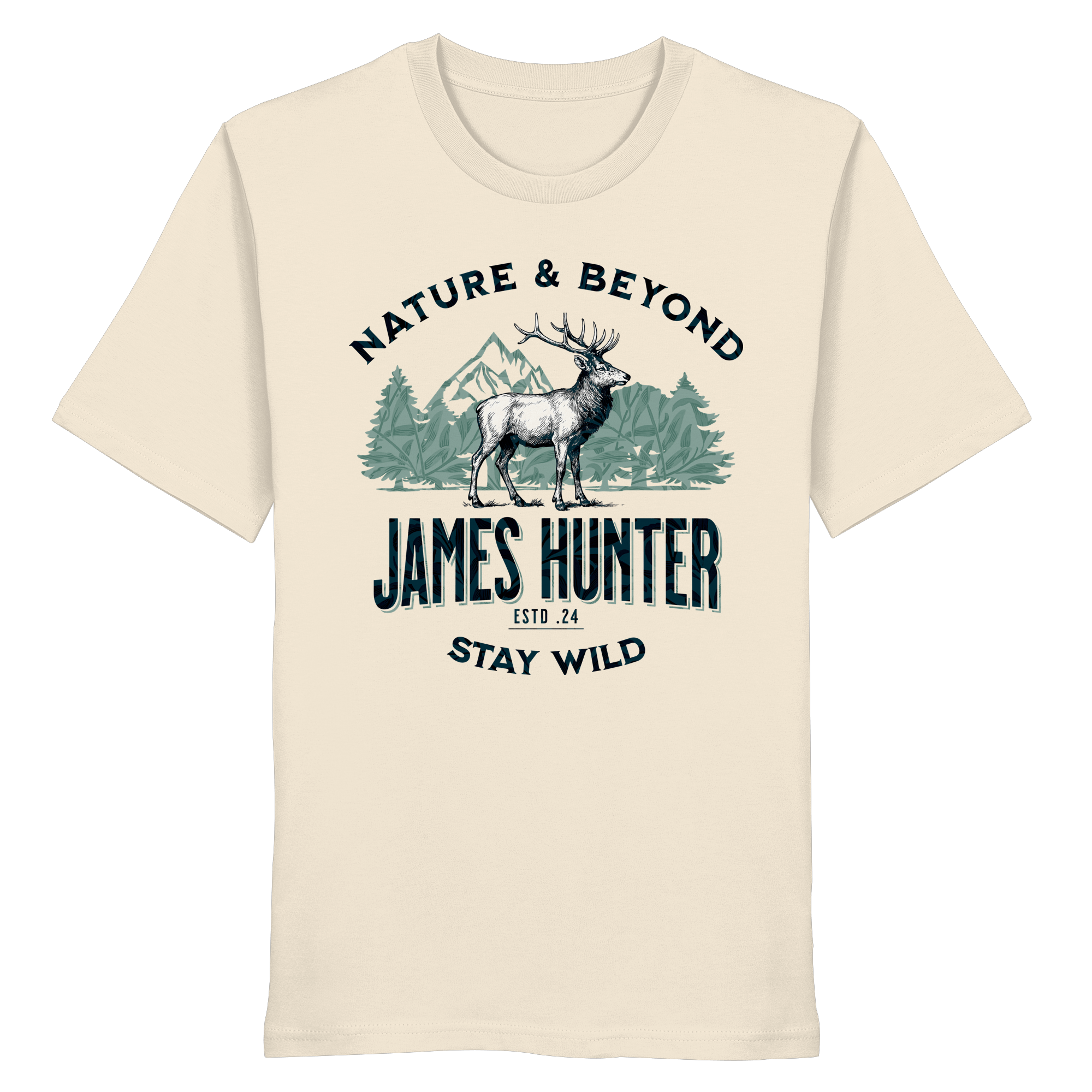 James Hunter - Nature and Beyond Unisex-Shirts Natural Raw / XS James Hunter - Nature & Beyond - Organic Shirt