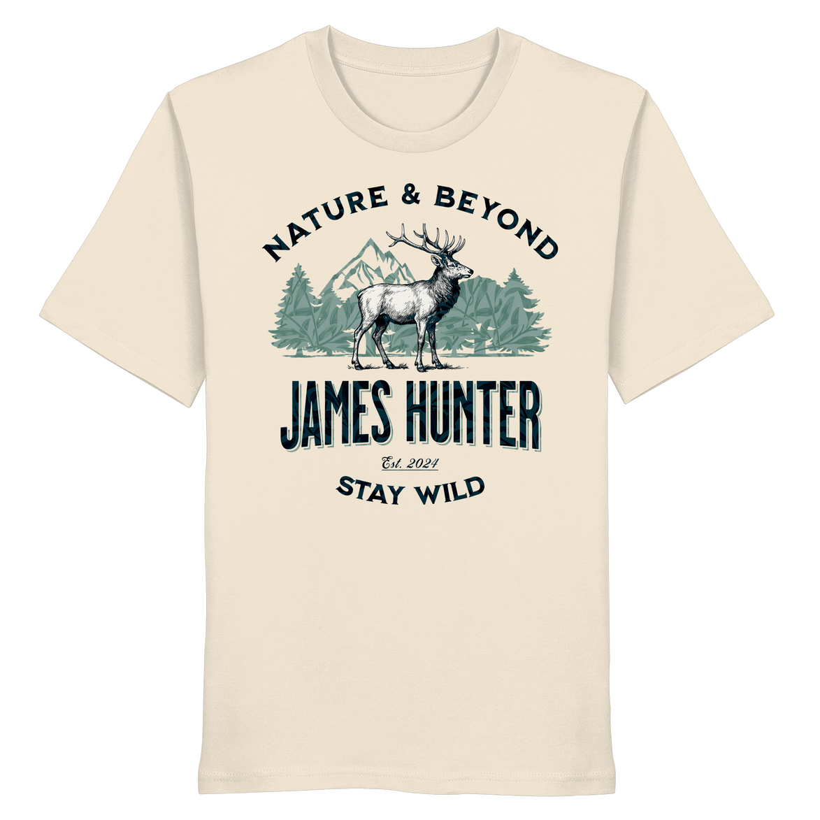 James Hunter - Nature and Beyond Unisex-Shirts Natural Raw / XS James Hunter - Nature & Beyond - Organic Shirt