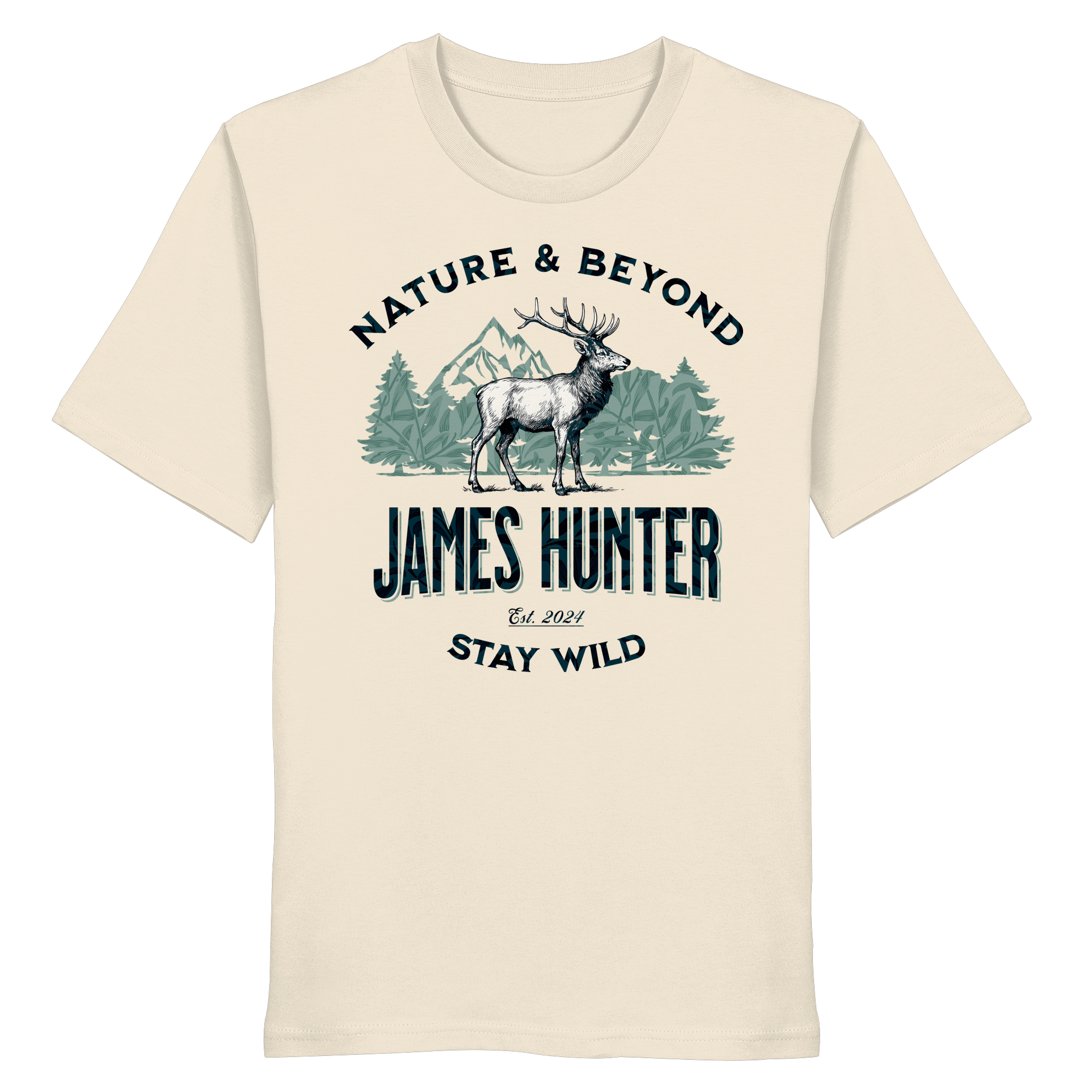 James Hunter - Nature and Beyond Unisex-Shirts Natural Raw / XS James Hunter - Nature & Beyond - Organic Shirt