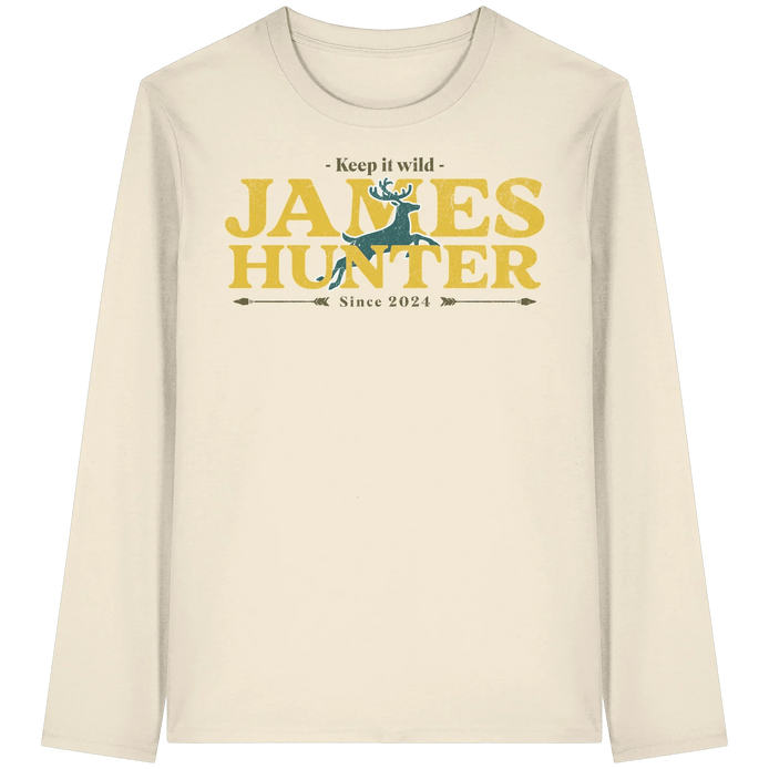 James Hunter - Nature and Beyond Unisex-Shirts Natural Raw / XS Keep It Wild  - Organic Longsleeve T-Shirt