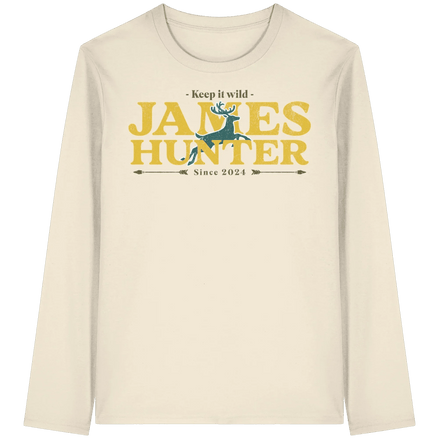 James Hunter - Nature and Beyond Unisex-Shirts Natural Raw / XS Keep It Wild  - Organic Longsleeve T-Shirt