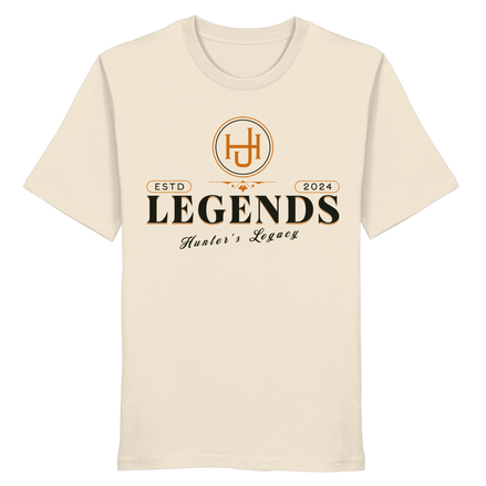 James Hunter - Nature and Beyond Unisex-Shirts Natural Raw / XS LEGENDS - Hunter's Legacy - Organic Shirt