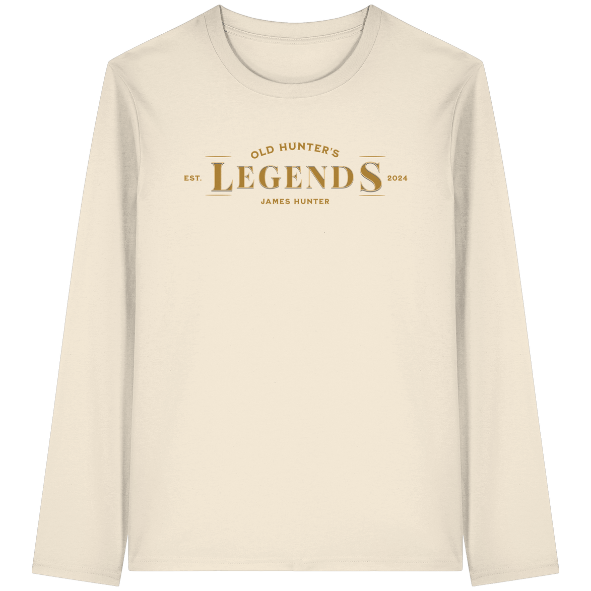 James Hunter - Nature and Beyond Unisex-Shirts Natural Raw / XS Old Hunter's Legends - Organic Longsleeve T-Shirt