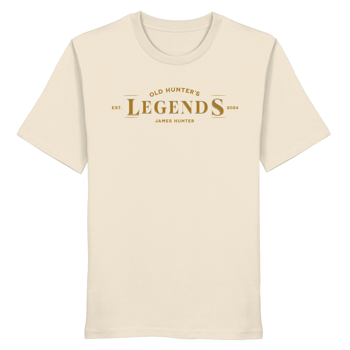James Hunter - Nature and Beyond Unisex-Shirts Natural Raw / XS Old Hunter's Legends - Organic Shirt