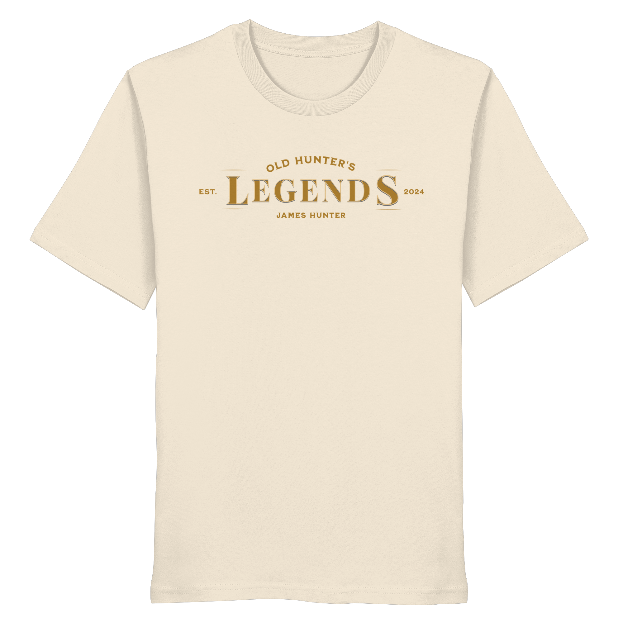 James Hunter - Nature and Beyond Unisex-Shirts Natural Raw / XS Old Hunter's Legends - Organic Shirt