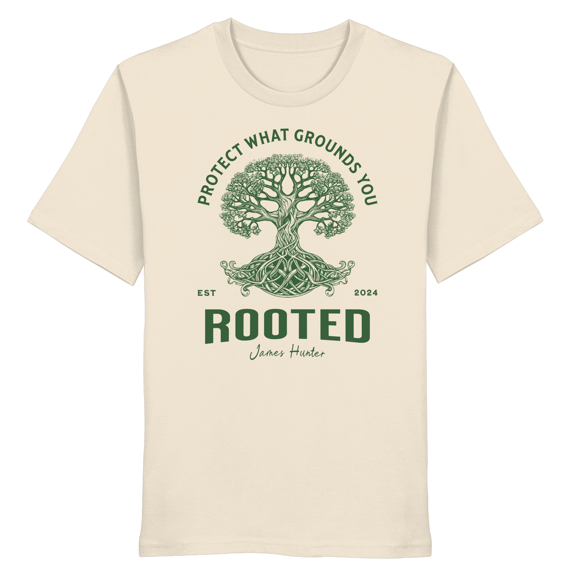 James Hunter - Nature and Beyond Unisex-Shirts Natural Raw / XS "ROOTED – Protect What Grounds You"