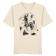 James Hunter - Nature and Beyond Unisex-Shirts Natural Raw / XS Shadow Stag — Art Collection Organic T-Shirt No. 6 - Organic Shirt