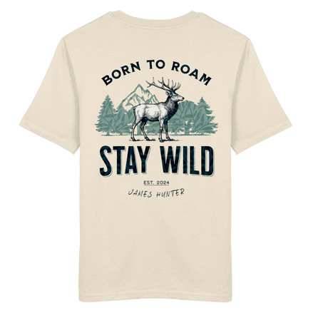 James Hunter - Nature and Beyond Unisex-Shirts Natural Raw / XS STAY WILD - Boarn to Roam