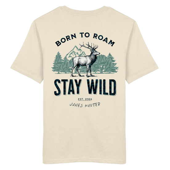 James Hunter - Nature and Beyond Unisex-Shirts Natural Raw / XS STAY WILD - Boarn to Roam