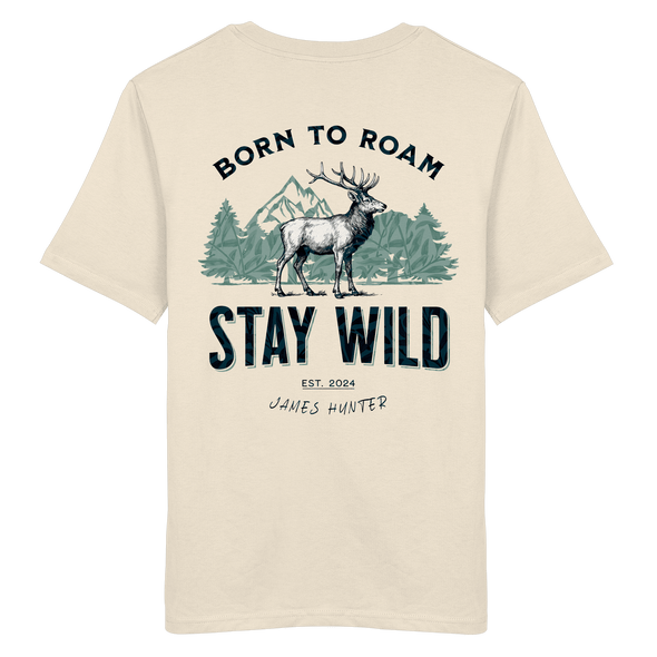 James Hunter - Nature and Beyond Unisex-Shirts Natural Raw / XS STAY WILD - Boarn to Roam