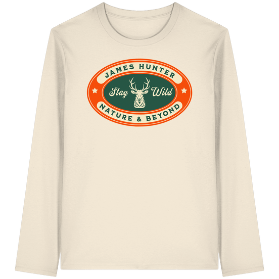 James Hunter - Nature and Beyond Unisex-Shirts Natural Raw / XS Stay Wild - Organic Longsleeve T-Shirt