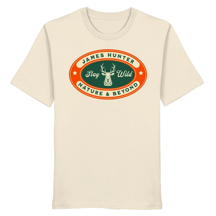 James Hunter - Nature and Beyond Unisex-Shirts Natural Raw / XS Stay Wild - Organic Shirt