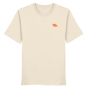 James Hunter - Nature and Beyond Unisex-Shirts Natural Raw / XS The Raccoon (orange) - Organic Shirt
