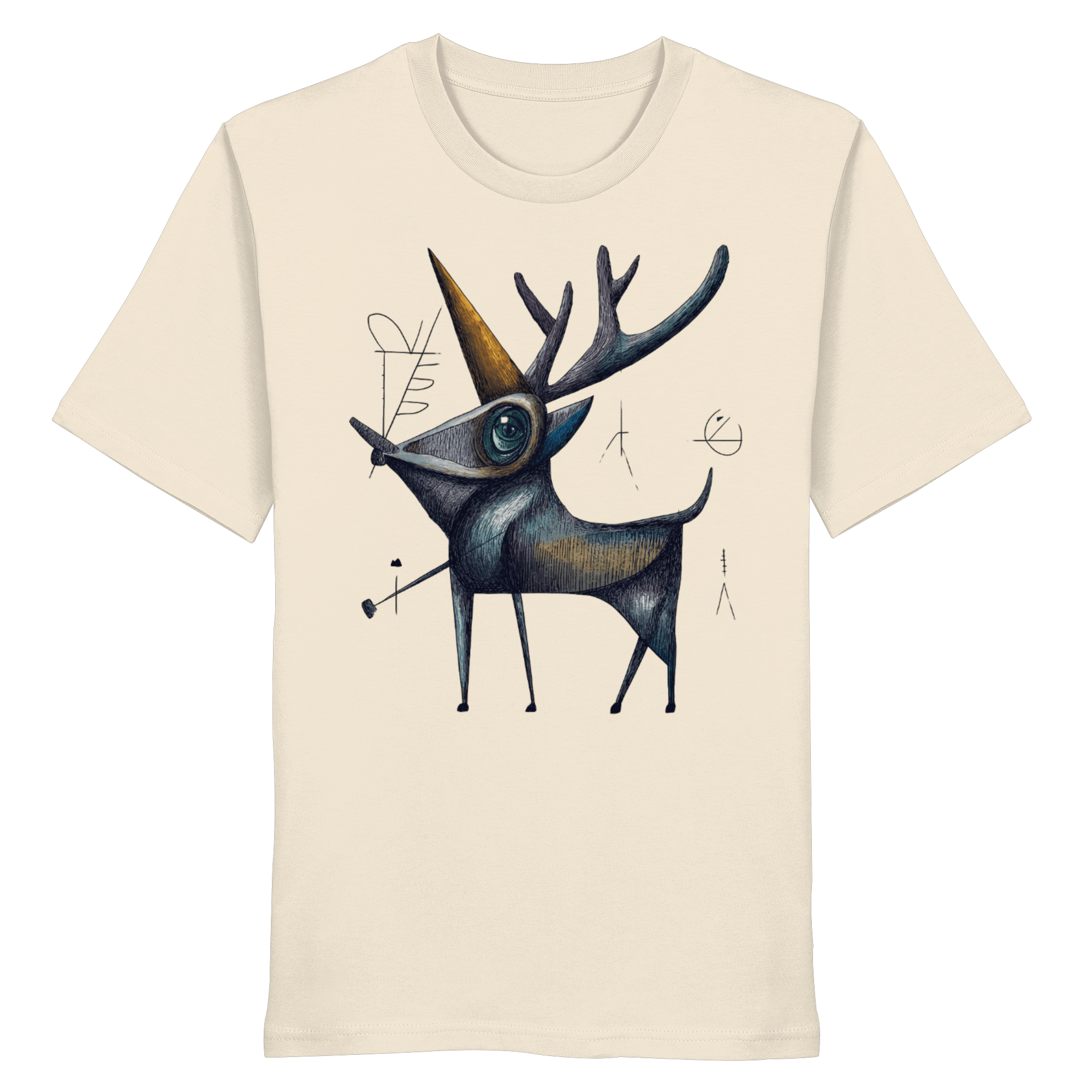 James Hunter - Nature and Beyond Unisex-Shirts Natural Raw / XS The Watcher — Art Collection Organic T-Shirt No. 8