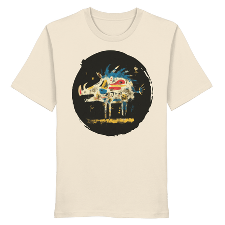 James Hunter - Nature and Beyond Unisex-Shirts Natural Raw / XS Totem Boar — Art Collection Organic T-Shirt No. 7 - Organic Shirt