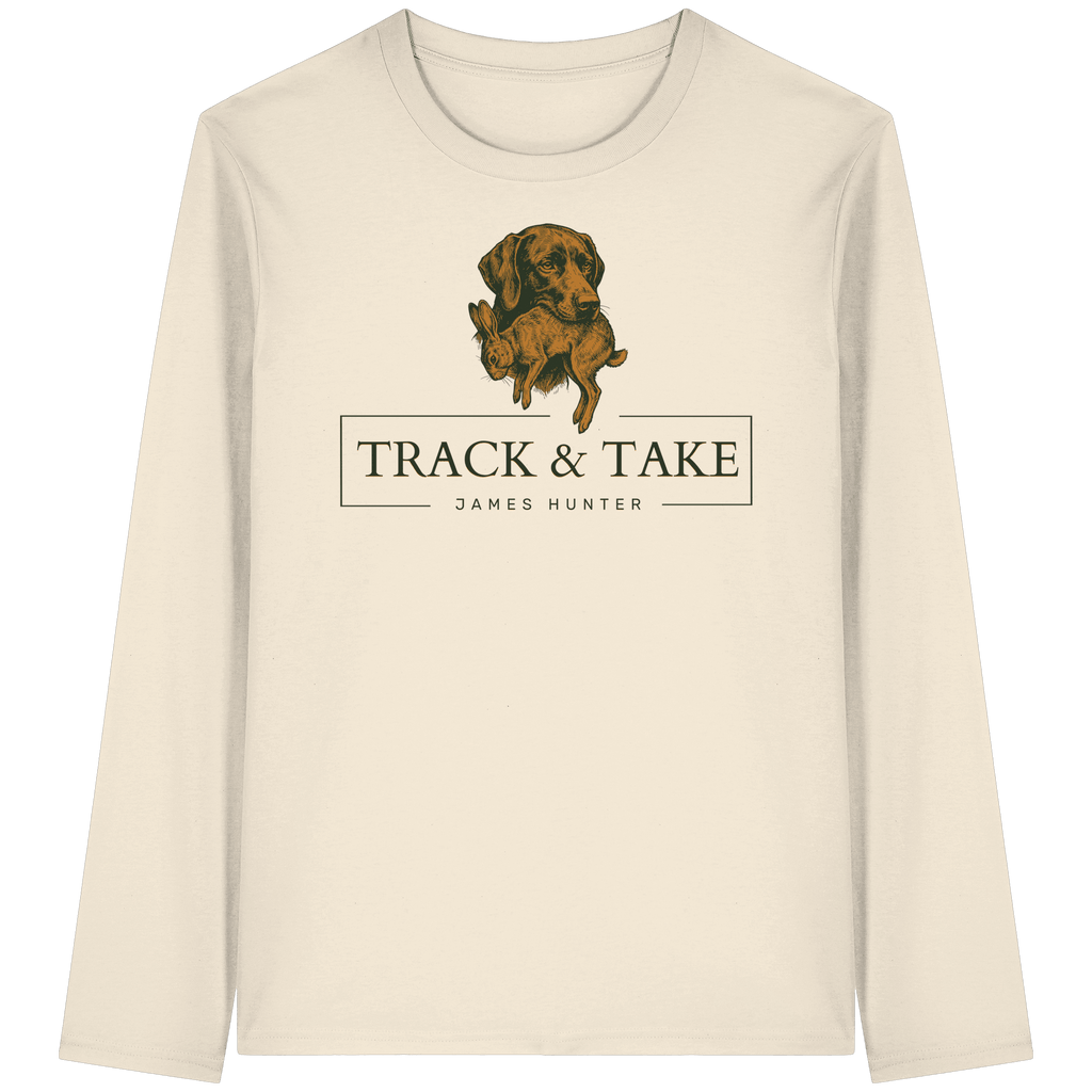 James Hunter - Nature and Beyond Unisex-Shirts Natural Raw / XS Track & Take - Organic Longsleeve T-Shirt