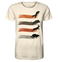 James Hunter - Nature and Beyond Unisex-Shirts Natural Raw / XS "Tracks of the Wild"  Organic Shirt
