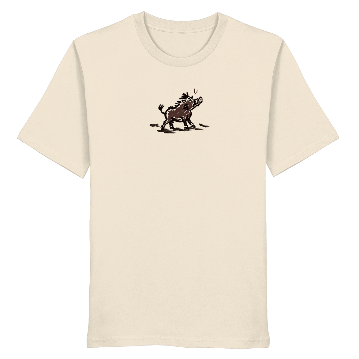 James Hunter - Nature and Beyond Unisex-Shirts Natural Raw / XS Wild Boar - Simple - Organic Shirt
