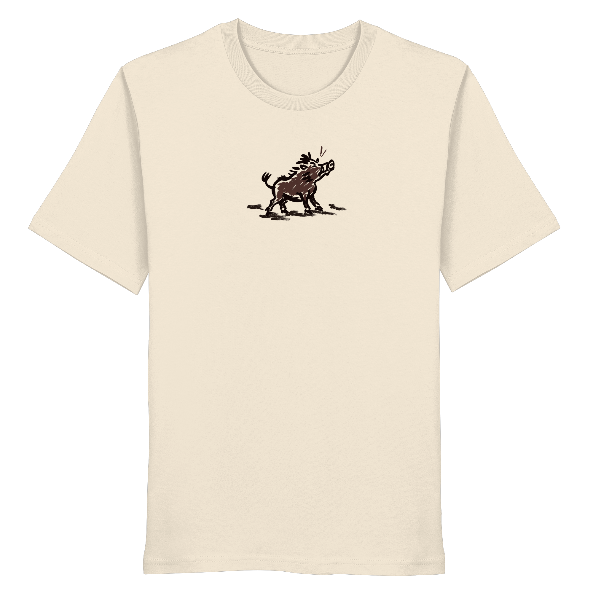 James Hunter - Nature and Beyond Unisex-Shirts Natural Raw / XS Wild Boar - Simple - Organic Shirt