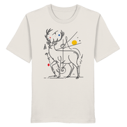 James Hunter - Nature and Beyond Unisex-Shirts Off White / XS Geometry of the Wild  — Art Collection No.3 - Organic Shirt