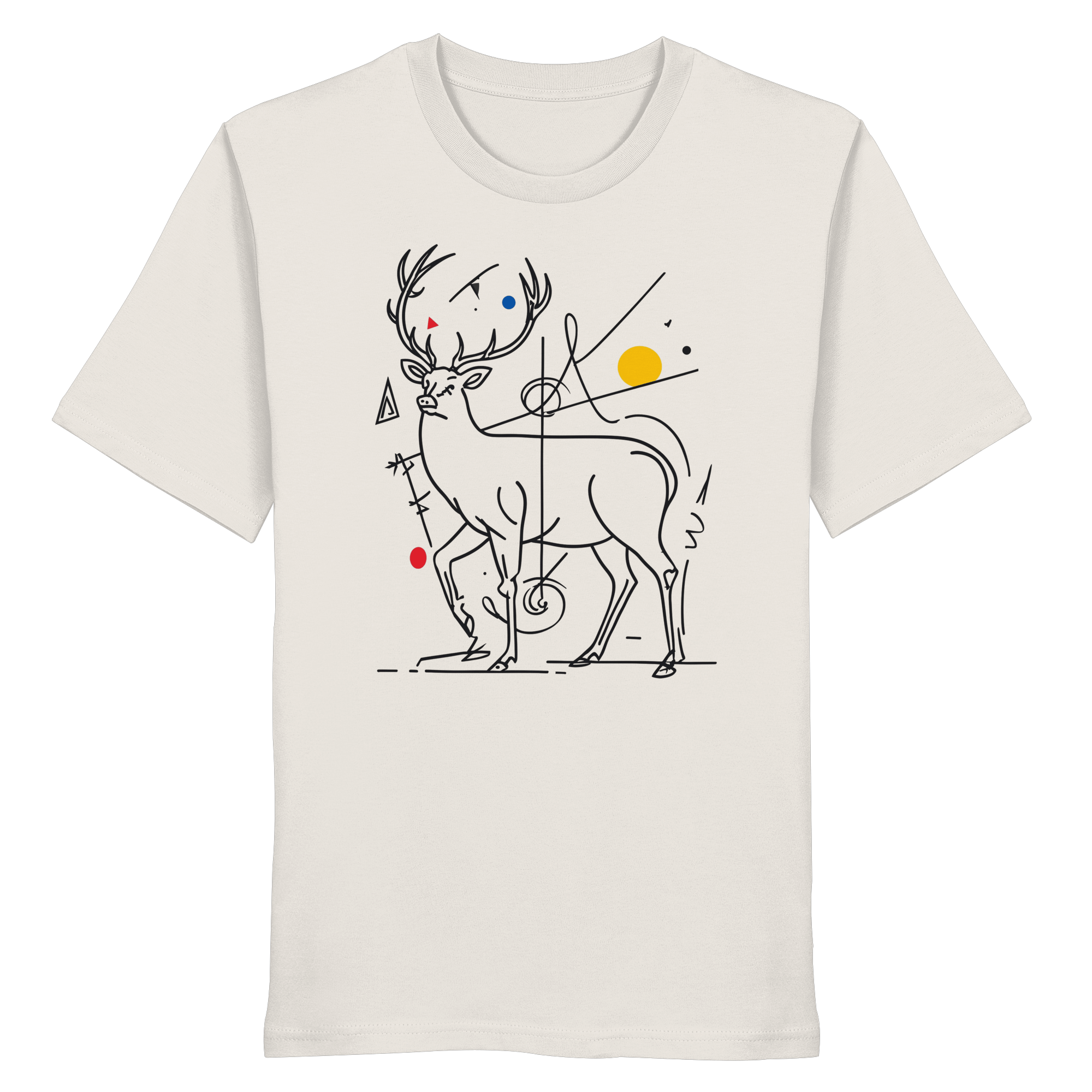 James Hunter - Nature and Beyond Unisex-Shirts Off White / XS Geometry of the Wild  — Art Collection No.3 - Organic Shirt