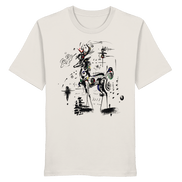 James Hunter - Nature and Beyond Unisex-Shirts Off White / XS Shadow Stag — Art Collection Organic T-Shirt No. 6 - Organic Shirt