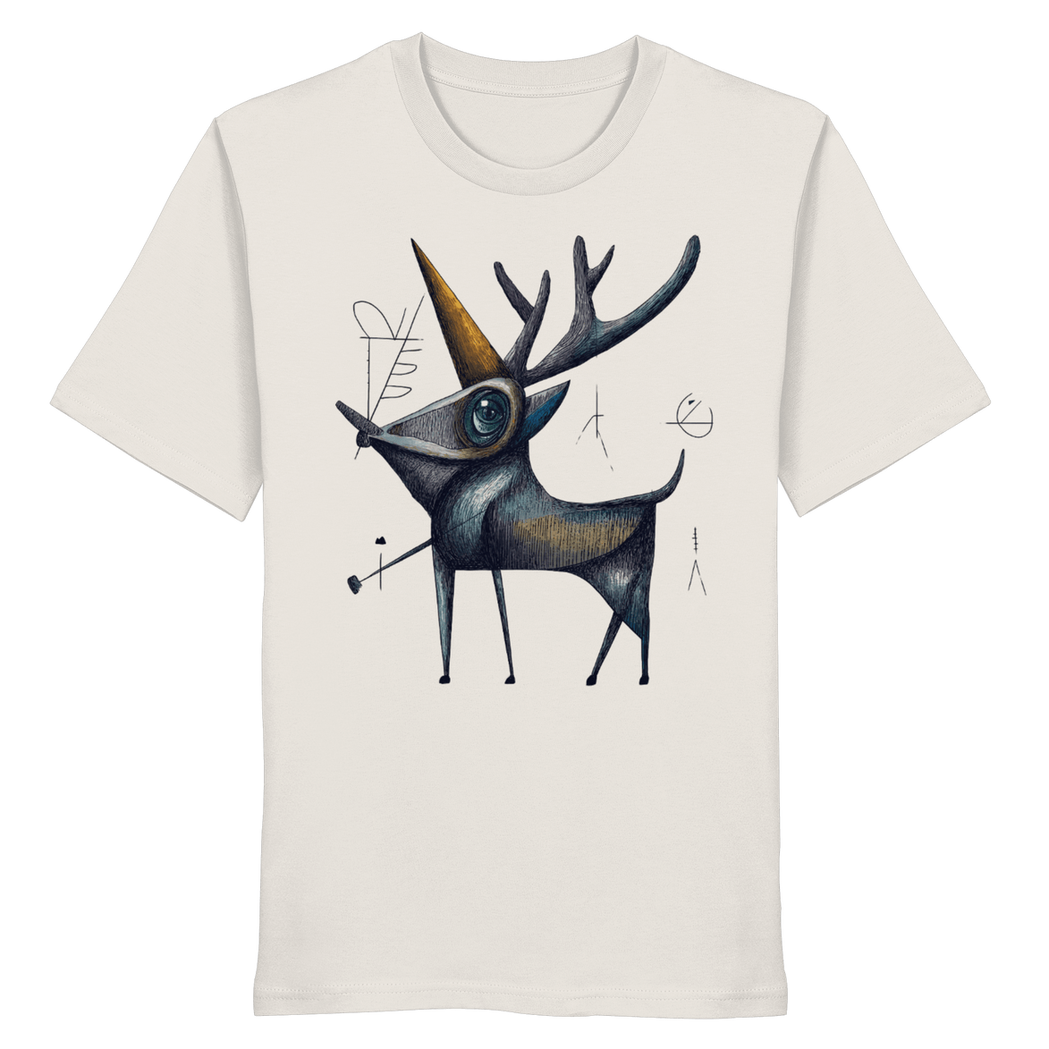 James Hunter - Nature and Beyond Unisex-Shirts Off White / XS The Watcher — Art Collection Organic T-Shirt No. 8