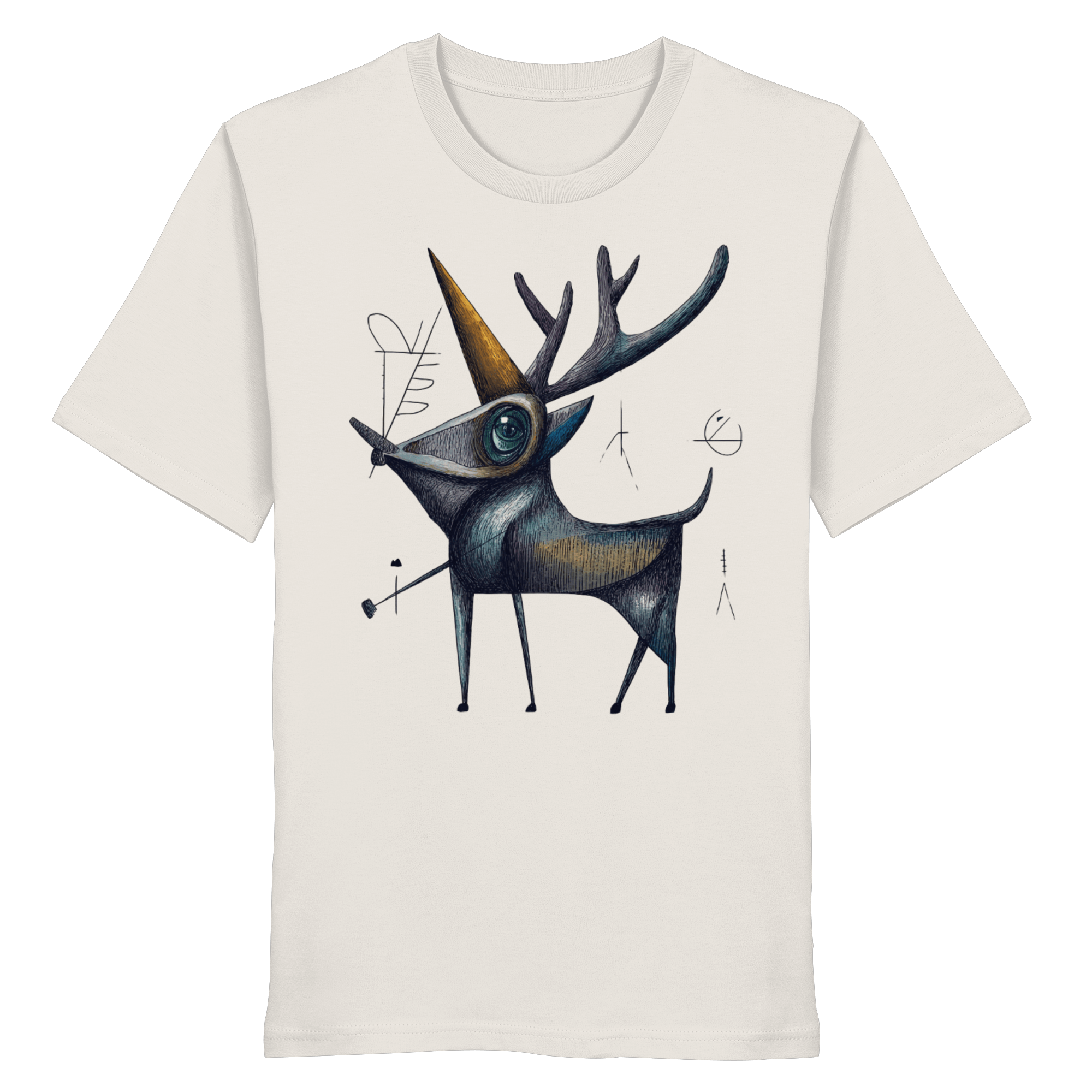 James Hunter - Nature and Beyond Unisex-Shirts Off White / XS The Watcher — Art Collection Organic T-Shirt No. 8