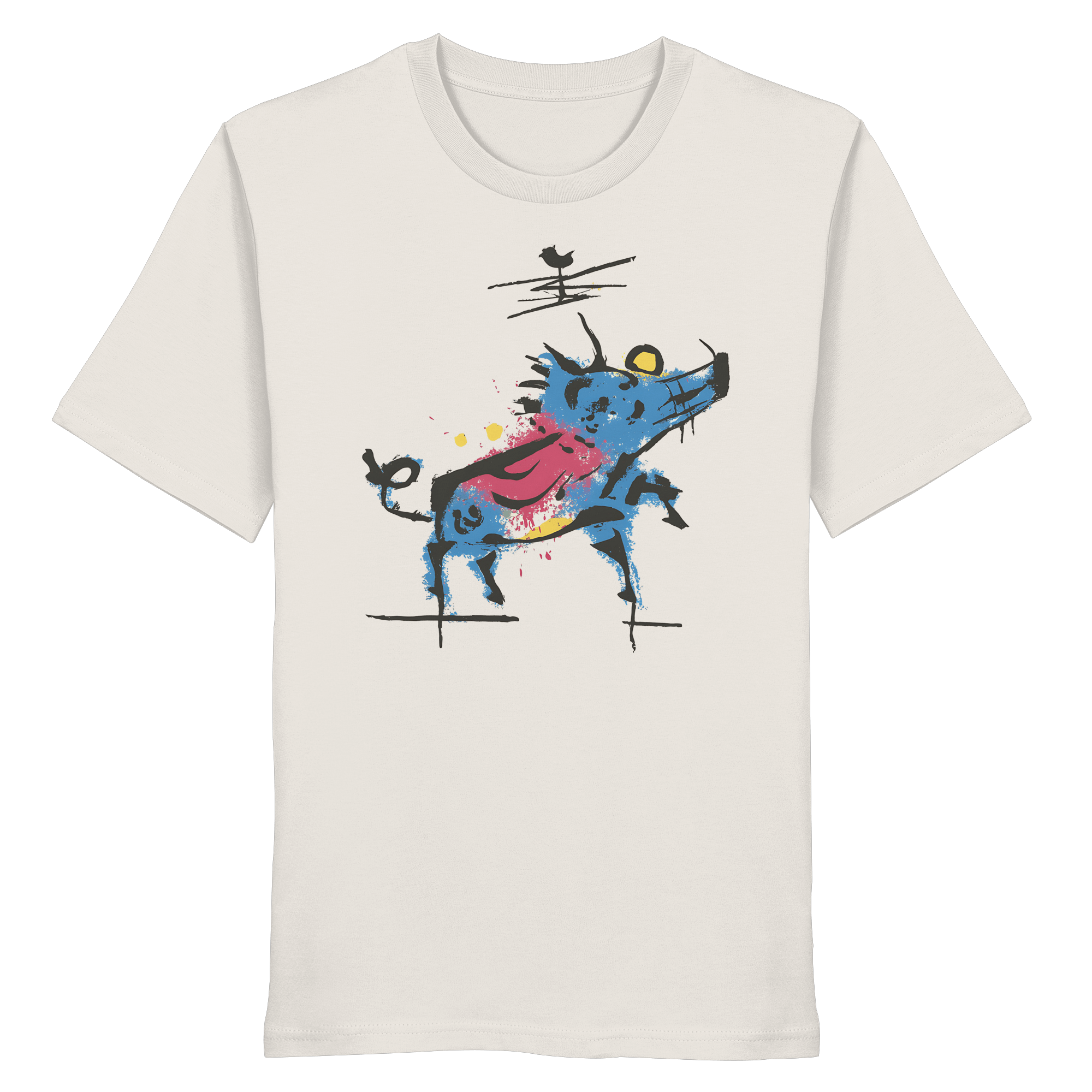 James Hunter - Nature and Beyond Unisex-Shirts Off White / XS Wild Charge — Art Collection Organic T-Shirt No. 5 - Organic Shirt