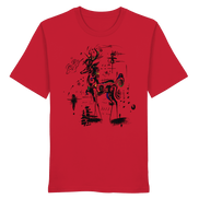 James Hunter - Nature and Beyond Unisex-Shirts Red / XS Shadow Stag — Art Collection Organic T-Shirt No. 6 - Organic Shirt