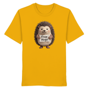 James Hunter - Nature and Beyond Unisex-Shirts Spectra Yellow / XS Free Hugs - Organic Shirt