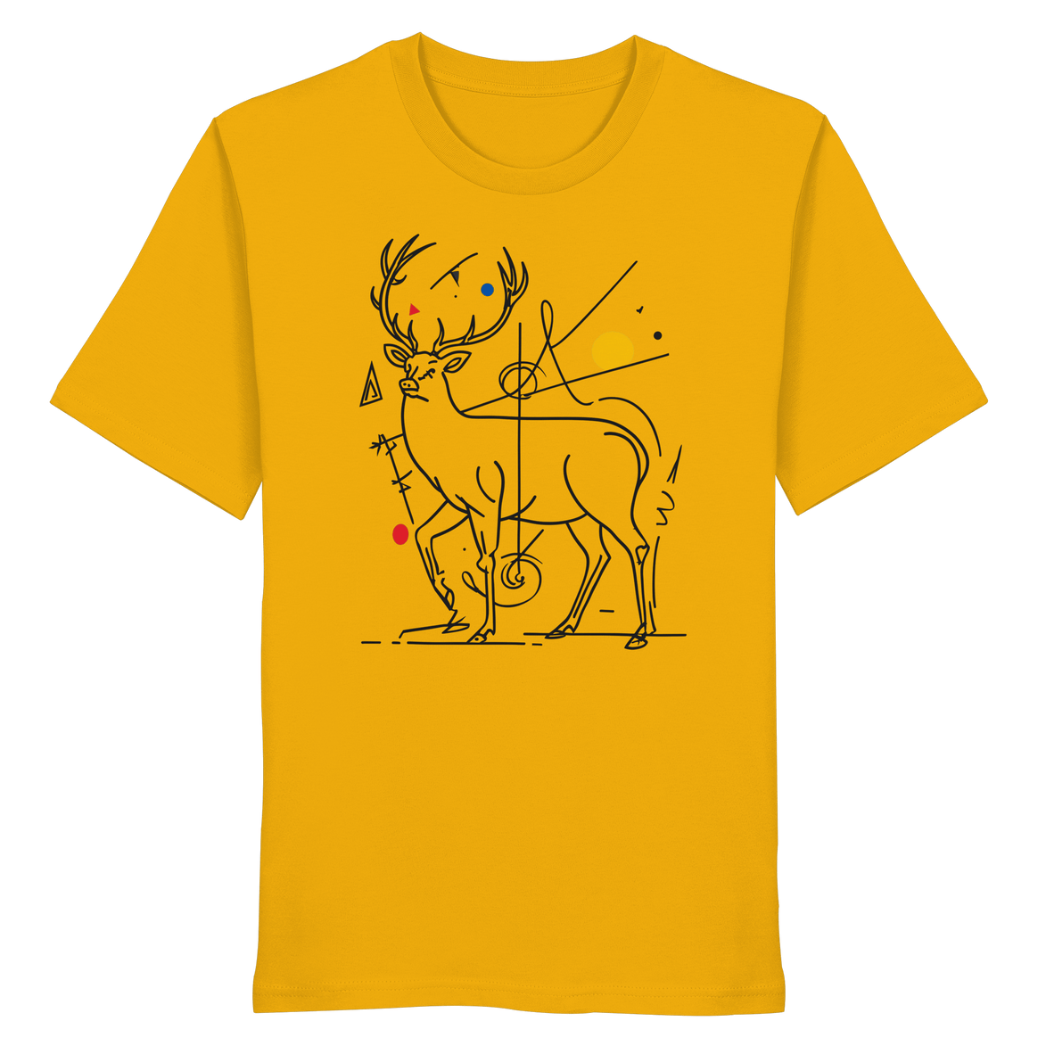 James Hunter - Nature and Beyond Unisex-Shirts Spectra Yellow / XS Geometry of the Wild  — Art Collection No.3 - Organic Shirt