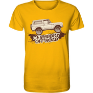 James Hunter - Nature and Beyond Unisex-Shirts Spectra Yellow / XS Get Muddy - Bronco