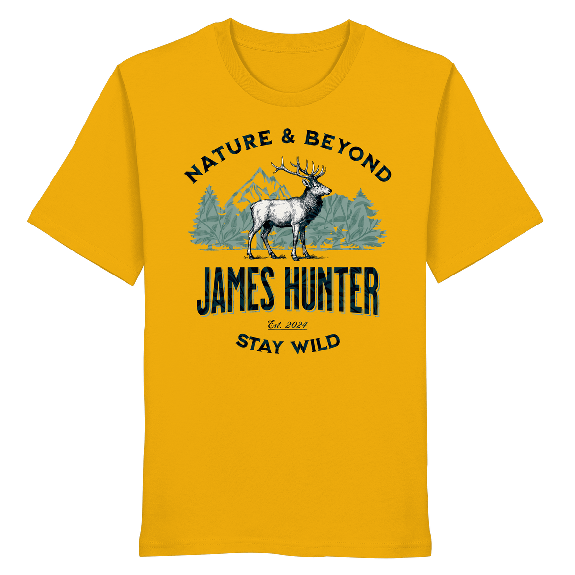 James Hunter - Nature and Beyond Unisex-Shirts Spectra Yellow / XS James Hunter - Nature & Beyond - Organic Shirt