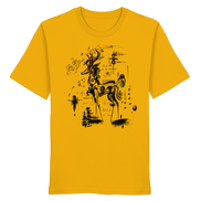 James Hunter - Nature and Beyond Unisex-Shirts Spectra Yellow / XS Shadow Stag — Art Collection Organic T-Shirt No. 6 - Organic Shirt