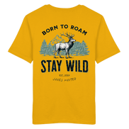 James Hunter - Nature and Beyond Unisex-Shirts Spectra Yellow / XS STAY WILD - Boarn to Roam